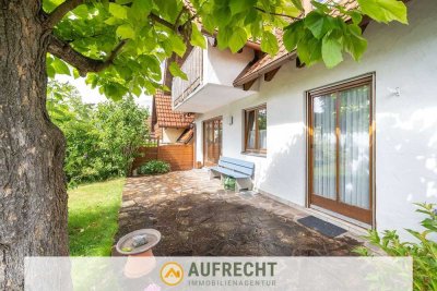 A U F R E C H T °PREIS-HAMMER°  3-Zi.-Erdgeschosswohnung mit sonniger Terrasse und Garten