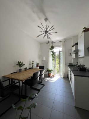 Helle 1,5-Zimmer-Wohnung mit Einbauküche, Dielenboden & Garten in Mannheim-Käfertal – ab 01.09.