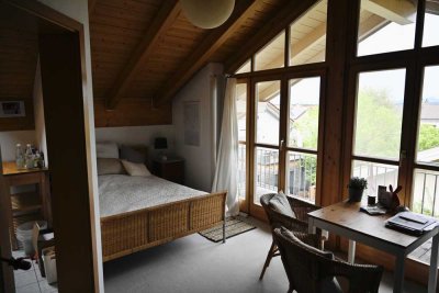 Gepflegte 1-Zimmer-DG-Wohnung mit schönem Ausblick