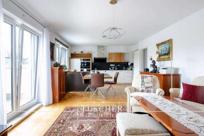 Exklusive 3-Zi.-Whg. mit Südbalkon & Garage in ruhiger Zentrumslage!