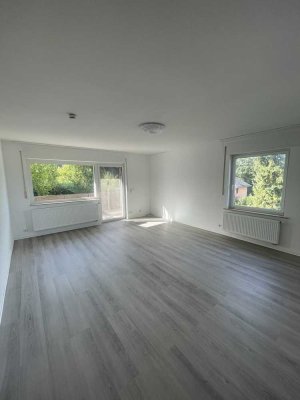 Vollständig renovierte 3-Raum-Wohnung mit Balkon und Einbauküche in Assenheim