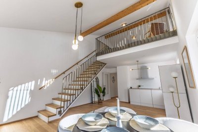 Quartett Strass, Top 2.8: 3,5-Zimmer Galeriewohnung, Wohlfühlen auf zwei Ebenen