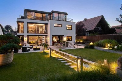 Ästhetisches Design-Domizil mit hinreißendem Garten und viel Privatsphäre
