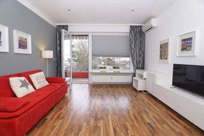 Schöne, möblierte 1 Zimmer Wohnung mit Balkon