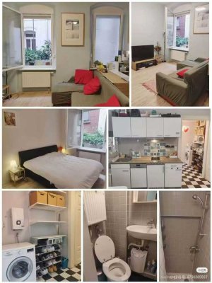 2 Zimmer möblierte Wohnung mit EBK in Fürth, U-Bahn Jakobinenstr.