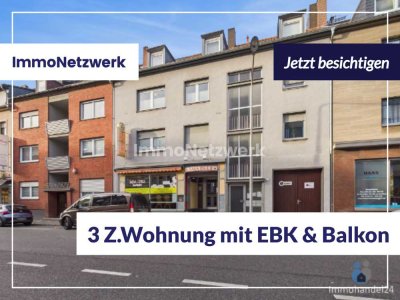TOP***3 Zimmerwohnung mit EBK und kleinem Balkon im Stadtzentrum***Nähe Bahnhof