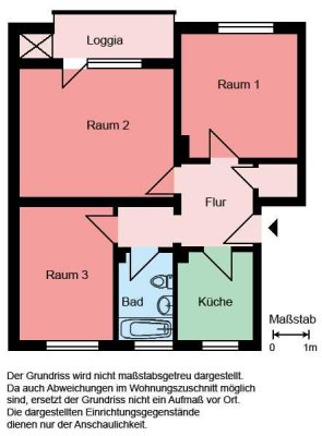 3-Zimmer-Wohnung in Kamen Methler - Balkon