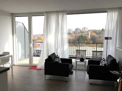 Ausgefallene 1- Zimmer Wohnung mit Terrasse / Minipenthouse in Würzburg, Lengfeld