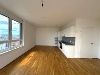 Wunderbare 2-Zimmer Wohnung mit traumhafter Dachterrasse und Blick ins Grüne im Herzen von Donaustadt
