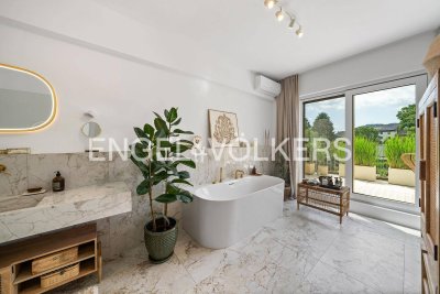 Moderne Doppelhaushälfte mit 16m Pool, Sauna und großzügigem Raumkonzept