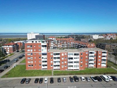 Strandnahe möbilierte Etagenwohnung Wohnung mit Balkon in Cuxhaven/ Döse