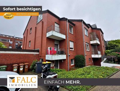Lichtdurchflutete 3-Zimmer Dachgeschosswohnung mit zwei Schlafzimmern in ruhiger Lage von Bad Iburg