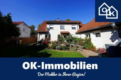 Colbitz - Schön saniertes EFH mit Garage/ Werkstatt beheizte Waschküche auf großen schönem Grundstüc