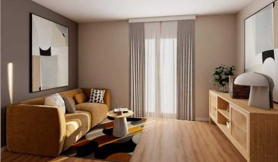 Barrierefreie Eigentumswohnung mit Loggia und offenem Wohnbereich