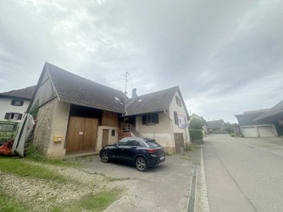 3 Familienhaus mit anfgebaute Scheune für kreativen Handwerker