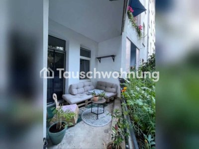 Tauschwohnung: Helle Wohnung mit Garten und Balkon.