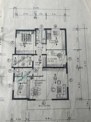 4-Zimmer-Wohnung mit Balkon in Ilvesheim