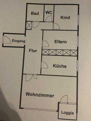 3 Zimmer Wohnung 100qm in Neuried