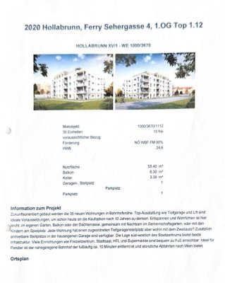 Moderne 2-Zimmer Neubau Wohnung mit Balkon und Tiefgarage