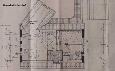 Gepflegte 2,5-Zimmer Dachgeschosswohnung in Schopfloch