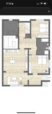 3-Zimmer Wohnung mit Terrasse in Bobstadt
