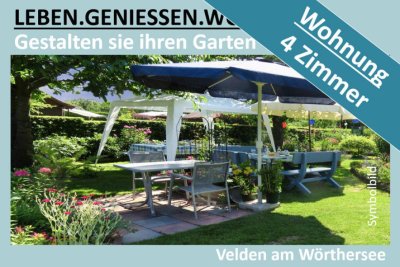 GESTALTEN SIE IHREN GARTEN - 4 ZIMMER WOHNUNG IN VELDEN