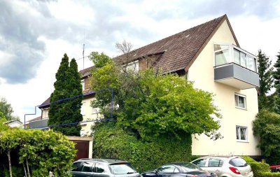Praktische 4-Zimmer-Wohnung mit Südbalkon, Aussicht und Gartennutzung