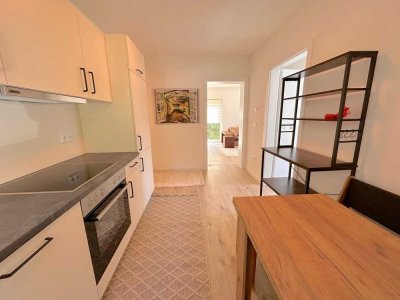 Attraktive und helle 3 Zi. Wohnung* Vollmöbiliert + EBK *Luft-Wärmepumpe *