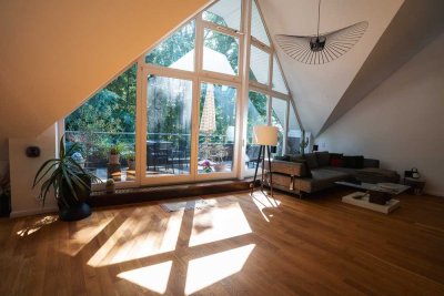 Exklusive, lichtdurchflutete Penthouse-Wohnung von privat mit 3 Balkonen