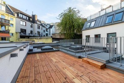 SÜDSTADT NEUBAU ZUM VERLIEBEN � MIT ZWEI GROßEN TERRASSEN IM RUHIGEN INNENHOF +PROVISIONSFREI+