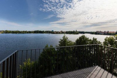 Wohnen auf Eiswerder - Helle 3 Zimmer Wohnung in erster Wasserreihe