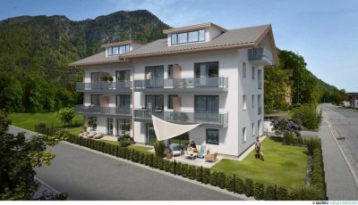 Top-Neubauprojekt: 2 Zi. Super-Luxuswohnung im Dachgeschoss mit Balkon und TG. Provisionsfrei!