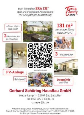 Modern wohnen, clever bauen – mit ERA 131 ziehst du in die Zukunft ein.