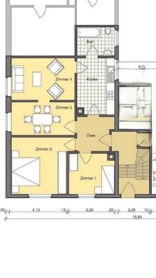 Schöne 4-Zimmer-Hochparterre-Wohnung in Baden-Baden