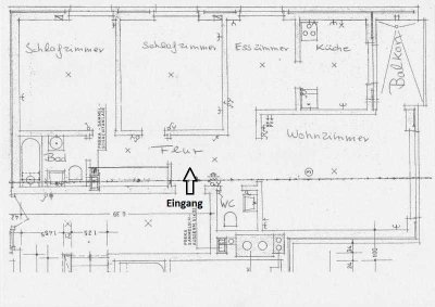 Erdgeschosswohnung mit 3,5 Zimmern, Balkon und EBK in Heide
