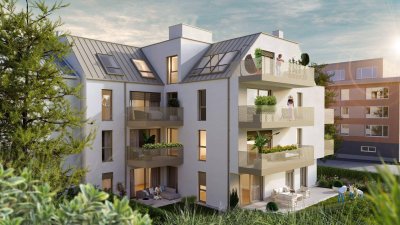 Wohnen nach Ihren Wünschen. Individualisierbare Eigentumswohnungen vom Bauträger - 2 Zimmer Wohnung mit großem Garten in absoluter Ruhelage
