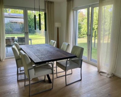 Haus-Charakter Gartenwohnung… Hochwertig, ruhig, modern, 5-Zimmer, Kochinsel, Einbauküche