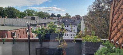 Sonniges Wohnen Nähe Wertach, zentrale Lage, 3 ZKB, Süd-Balkon, Ablöse