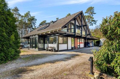 ACHTUNG, TRAUMHAUS! Fachwerk mit moderner Glasarchitektur