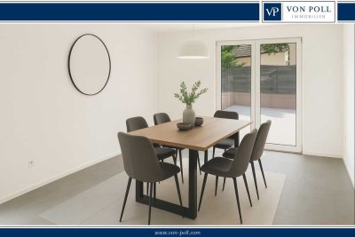 Barrierefreie 2-Zimmer-Erdgeschosswohnung mit Sonnenterrasse (Energieeffizienzklasse A+)