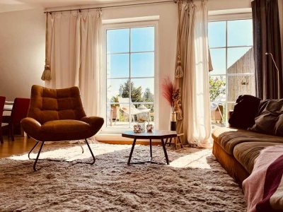 Wunderschöne voll möblierte Designwohnung, große Dachterrasse in Köln (Refrath/Brück) direkt am Wald