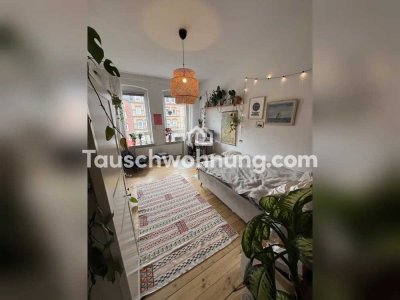 Tauschwohnung: Helle sanierte 3-Zi. Altbauwohnung mit Balkon im Knooper Weg