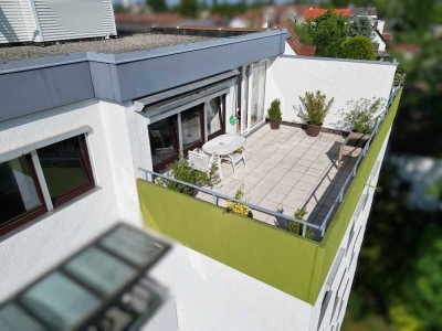 Penthouse mit schöner Aussicht im Augsburger Süden