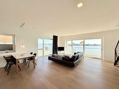 Luxuriöse, vollmöblierte 2-Zimmer-Maisonette-Wohnung direkt an der Weser