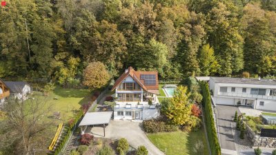 Traumimmobilie mit Westterrasse und Panoramaausblick!