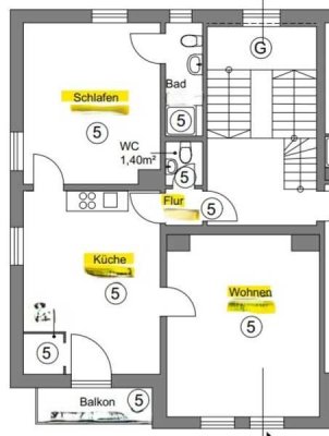 Modernisierte 3-Zimmer-Wohnung - sehr ruhige, zentrale Lage
