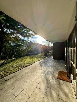 1-Zimmerwohnung mit Terrasse und Garten nach Süden