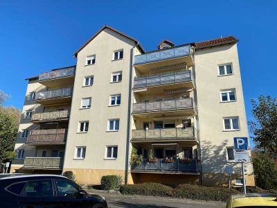 2 Zimmer Wohnung in Kyritz mit Balkon, Fahrstuhl, Gäste-WC, Stellplatz