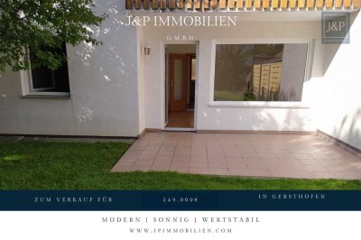 Helle 2-Zimmer-Gartenwohnung mit Terrasse