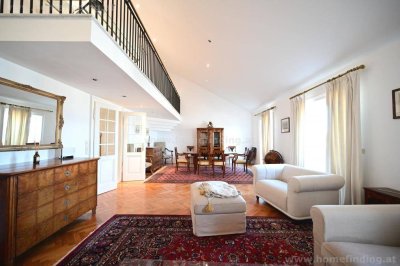 möbliertes Penthouse mit Dachgarten nahe Parlament